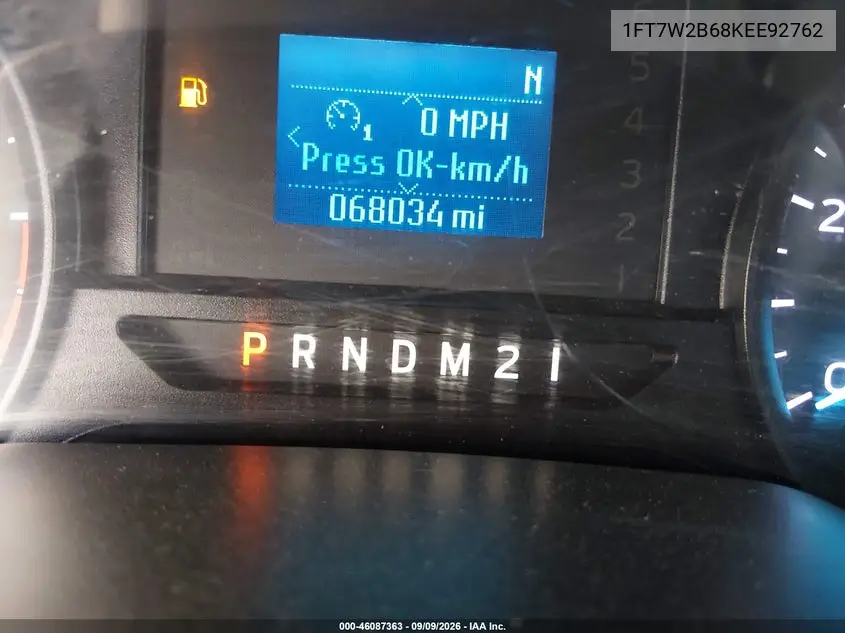 2019 FORD F250 VIN 1FT7W2B68KEE92762 — фото 20