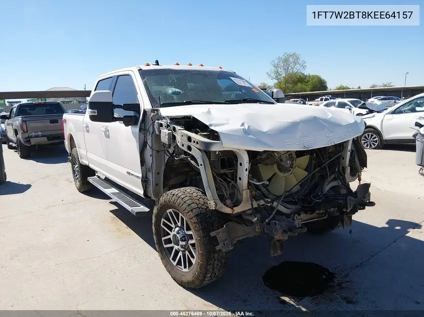 FORD F250 2019, VIN 1FT7W2BT8KEE64157