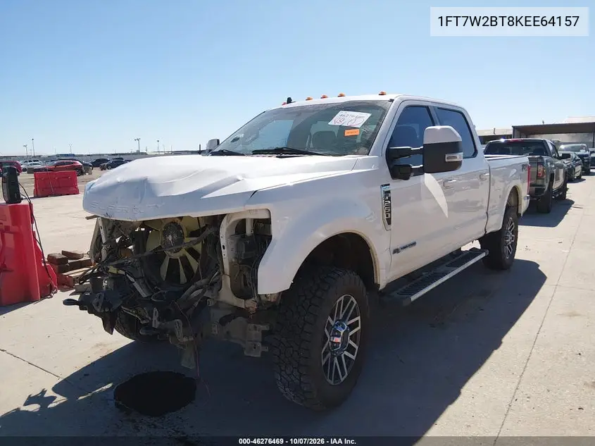 2019 FORD F250 VIN 1FT7W2BT8KEE64157 — фото 2