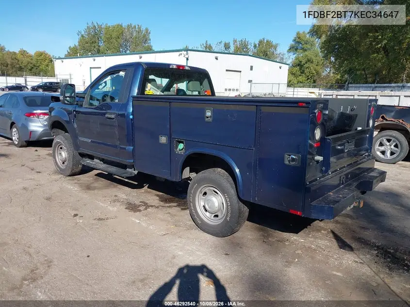 2019 FORD F250 VIN 1FDBF2BT7KEC34647 — фото 3