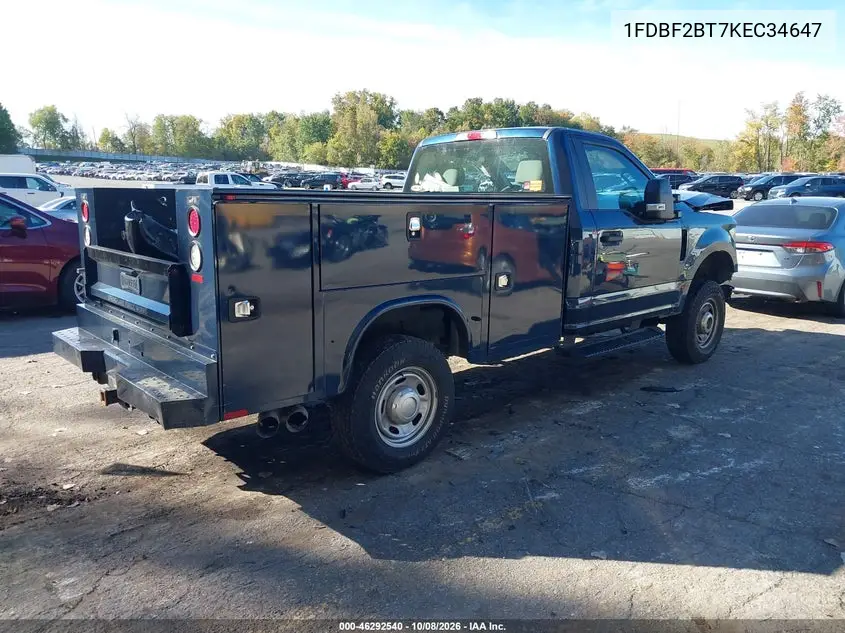 2019 FORD F250 VIN 1FDBF2BT7KEC34647 — фото 4