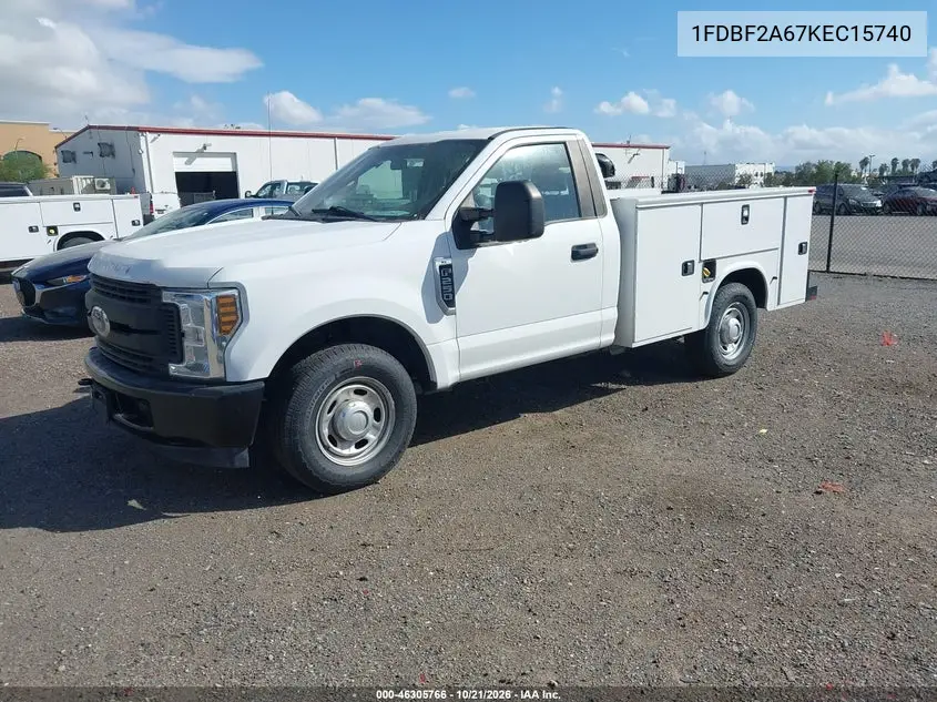 2019 FORD F250 VIN 1FDBF2A67KEC15740 — фото 2