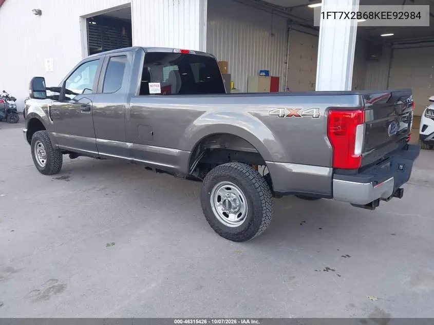 2019 FORD F250 VIN 1FT7X2B68KEE92984 — фото 3