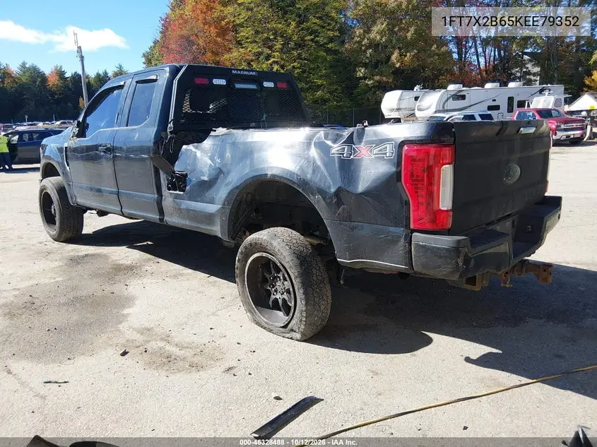 2019 FORD F250 VIN 1FT7X2B65KEE79352 — фото 3