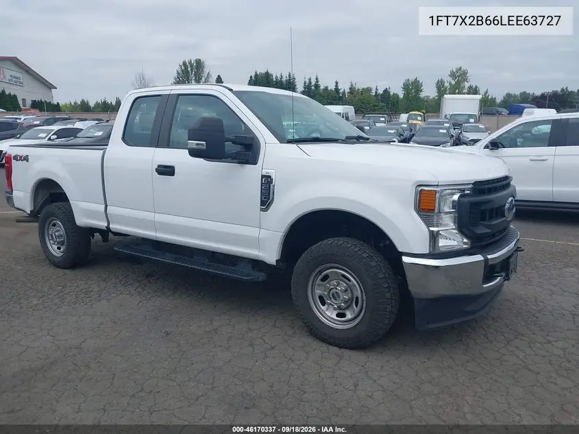 FORD F250 2020, VIN 1FT7X2B66LEE63727