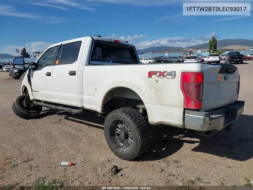2020 FORD F250 VIN 1FT7W2BT0LEC93017 — фото 3