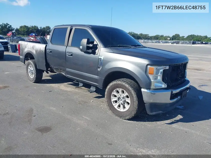 FORD F250 2020, VIN 1FT7W2B66LEC48755