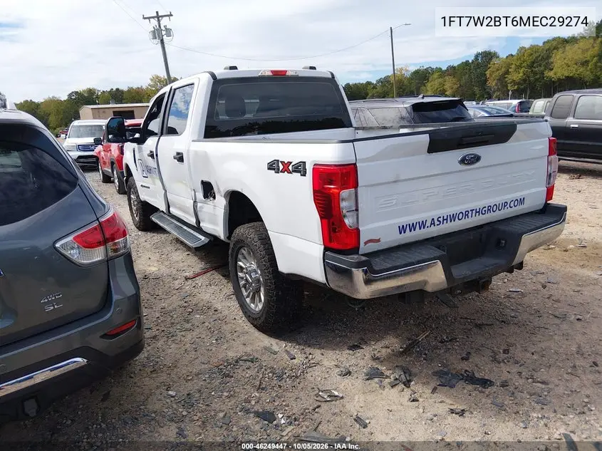 2021 FORD F250 VIN 1FT7W2BT6MEC29274 — фото 3
