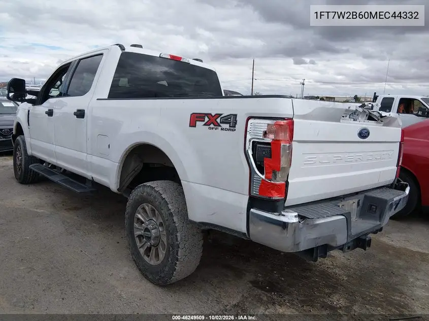 2021 FORD F250 VIN 1FT7W2B60MEC44332 — фото 3