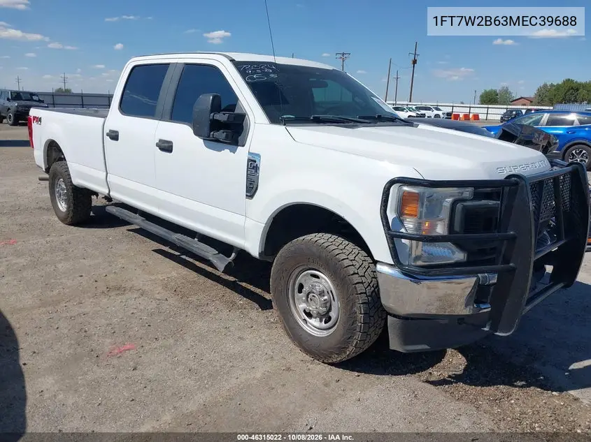FORD F250 2021, VIN 1FT7W2B63MEC39688