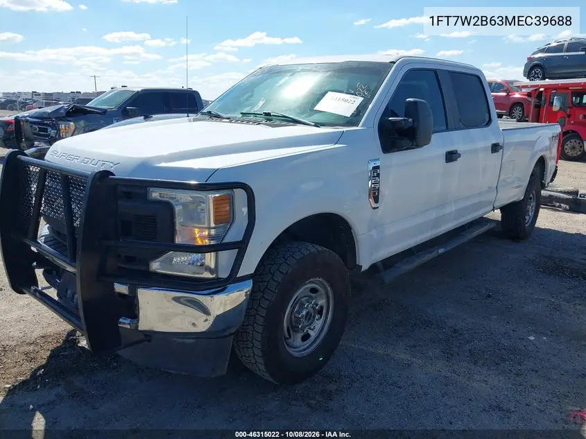 2021 FORD F250 VIN 1FT7W2B63MEC39688 — фото 2