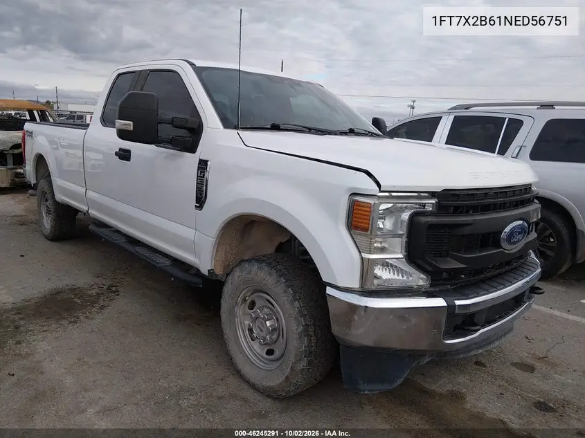 FORD F250 2022, VIN 1FT7X2B61NED56751