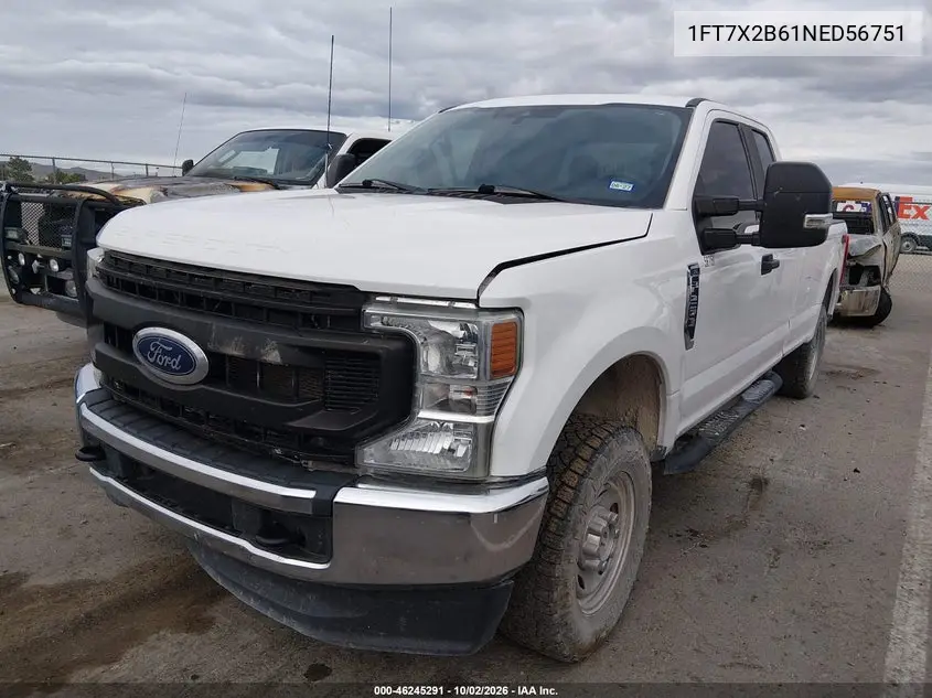 2022 FORD F250 VIN 1FT7X2B61NED56751 — фото 2