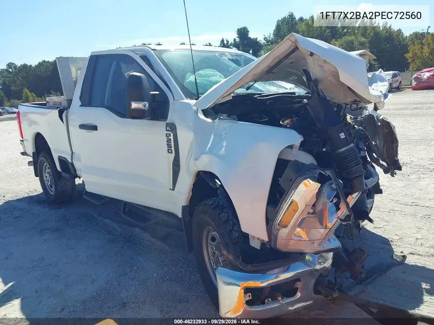 FORD F250 2023, VIN 1FT7X2BA2PEC72560