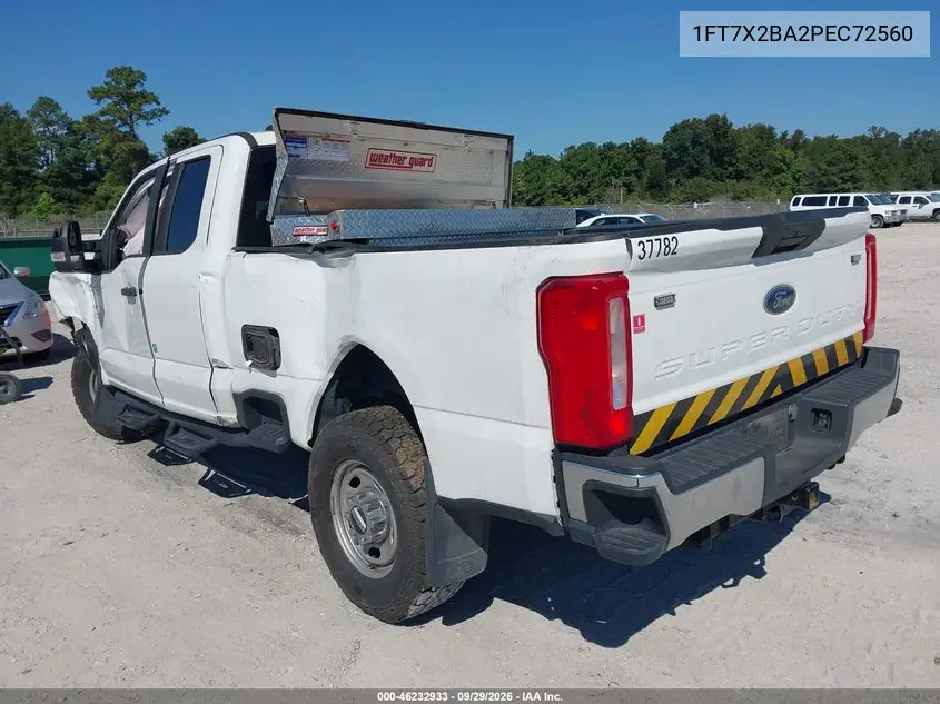 2023 FORD F250 VIN 1FT7X2BA2PEC72560 — фото 3