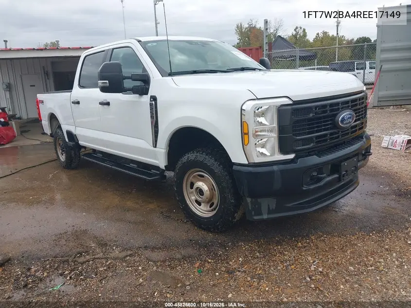 FORD F250 2024, VIN 1FT7W2BA4REE17149