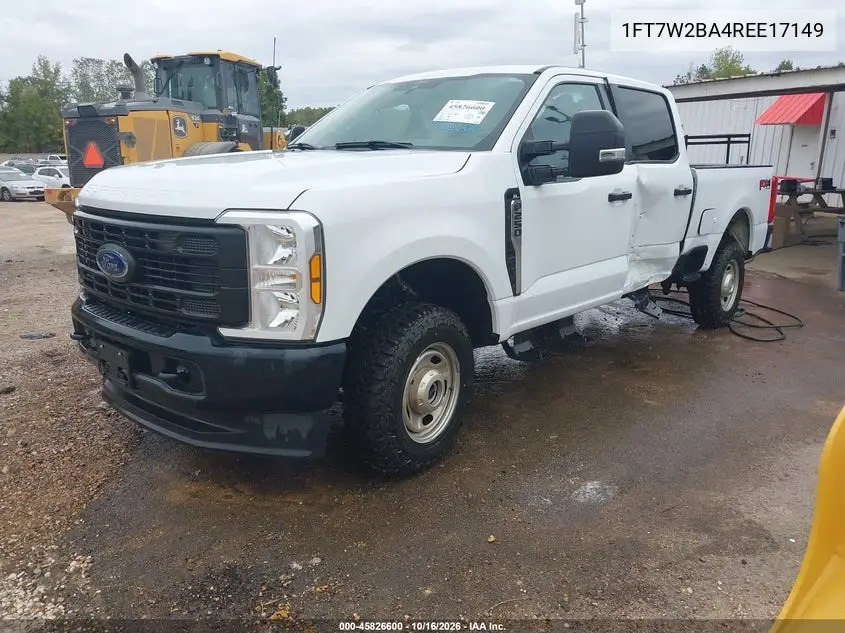 2024 FORD F250 VIN 1FT7W2BA4REE17149 — фото 2