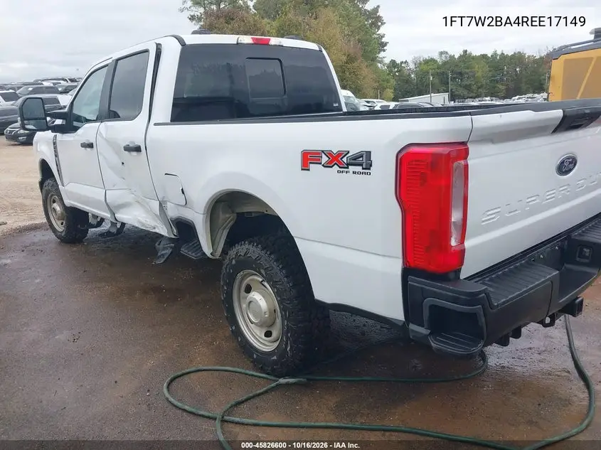 2024 FORD F250 VIN 1FT7W2BA4REE17149 — фото 3