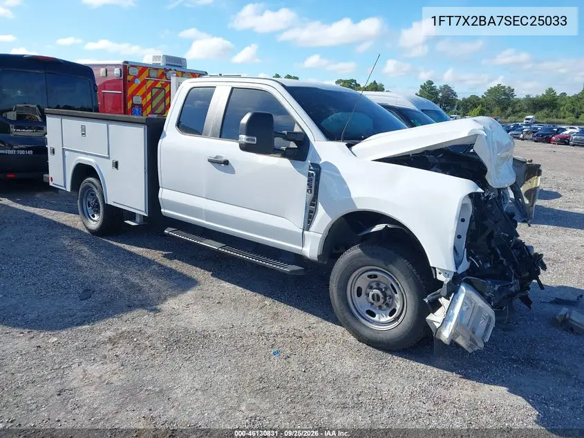 FORD F250 2025, VIN 1FT7X2BA7SEC25033