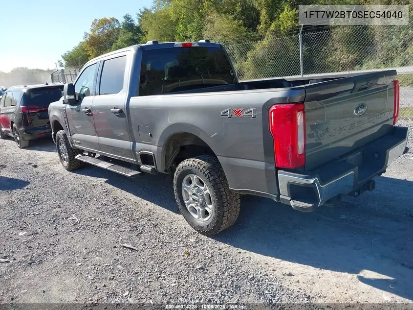 2025 FORD F250 VIN 1FT7W2BT0SEC54040 — фото 3