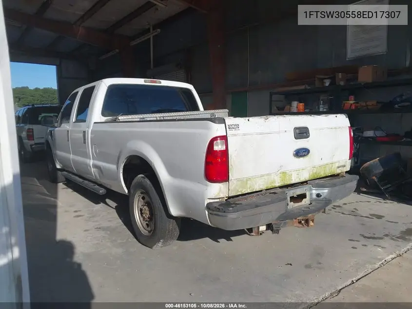 2008 FORD F350 VIN 1FTSW30558ED17307 — фото 3