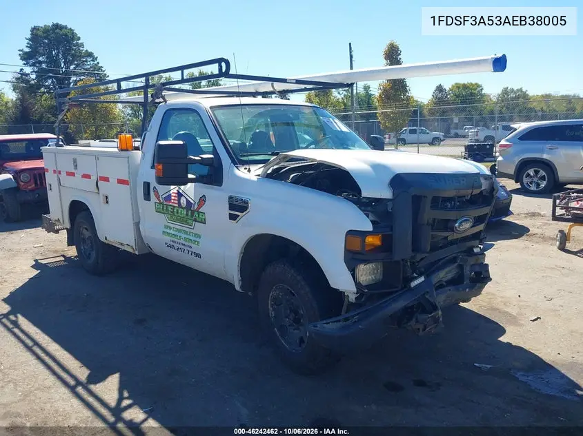 FORD F350 2010, VIN 1FDSF3A53AEB38005
