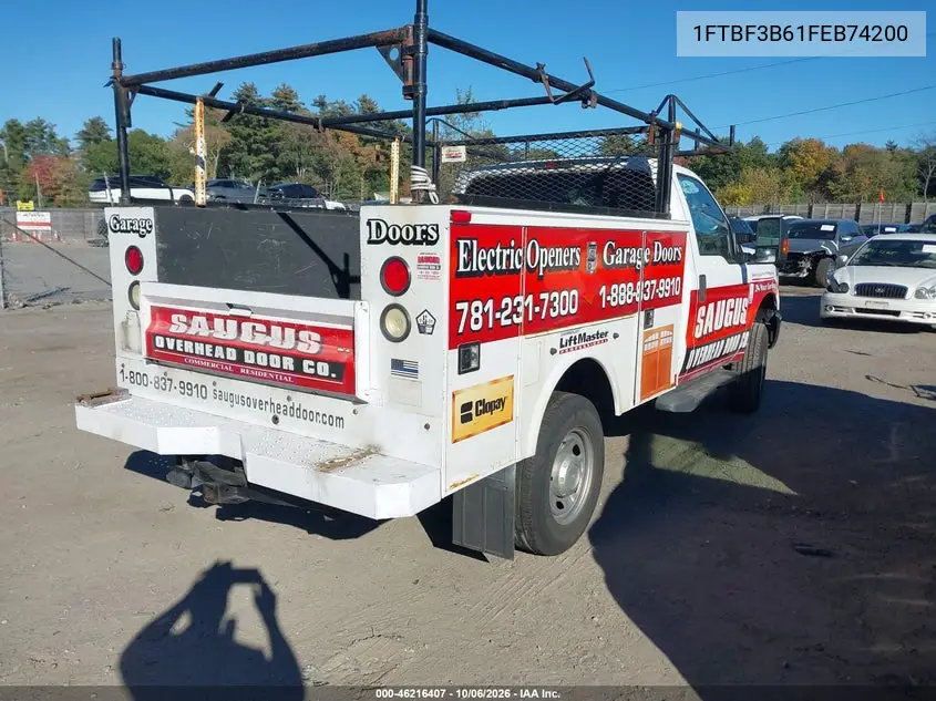 2015 FORD F350 VIN 1FTBF3B61FEB74200 — фото 4