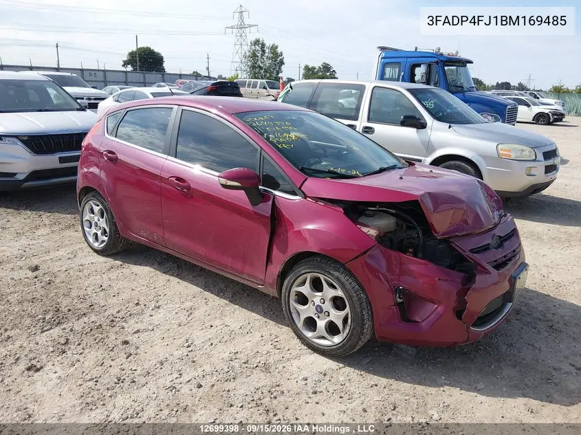 FORD FIESTA 2011, VIN 3FADP4FJ1BM169485