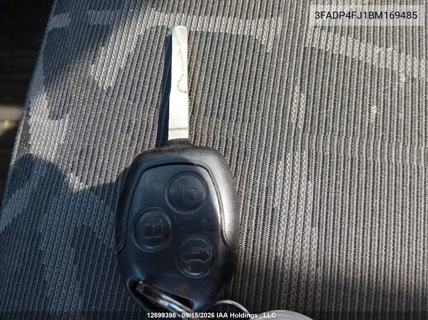 2011 FORD FIESTA VIN 3FADP4FJ1BM169485 — фото 10