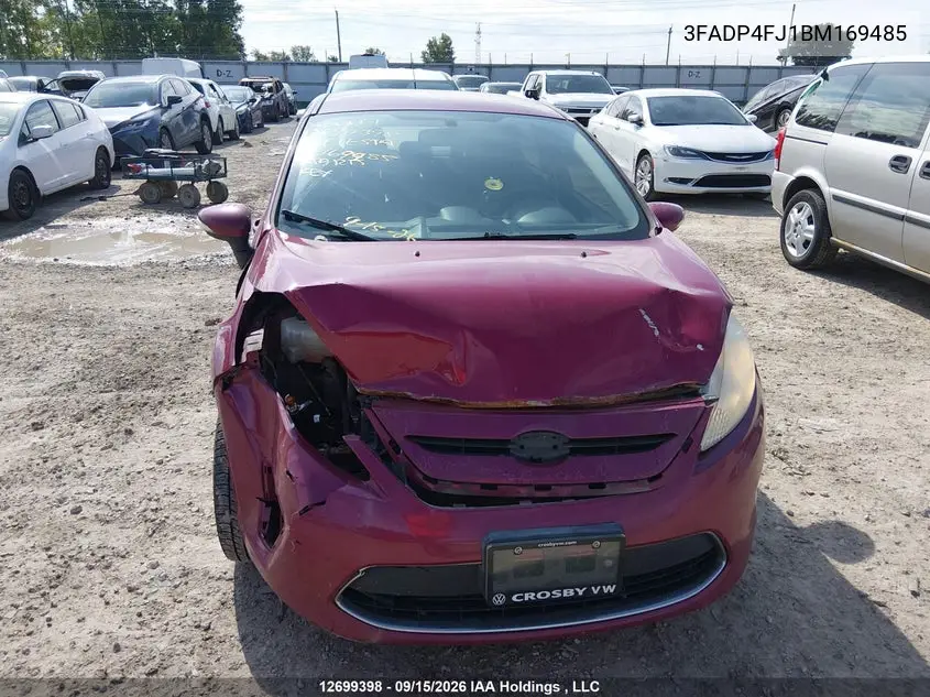 2011 FORD FIESTA VIN 3FADP4FJ1BM169485 — фото 12