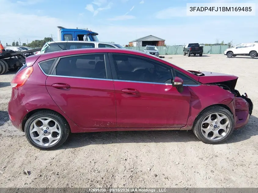 2011 FORD FIESTA VIN 3FADP4FJ1BM169485 — фото 13