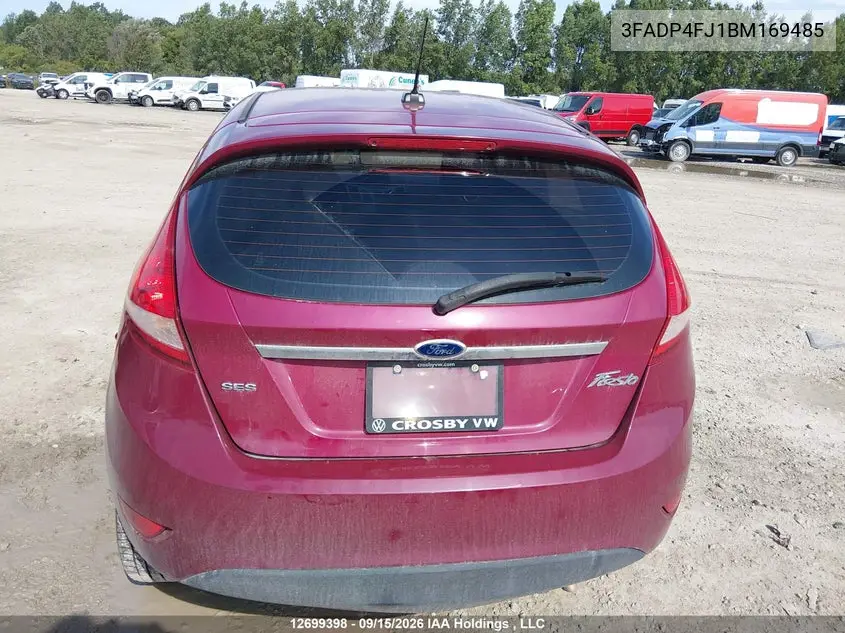 2011 FORD FIESTA VIN 3FADP4FJ1BM169485 — фото 16