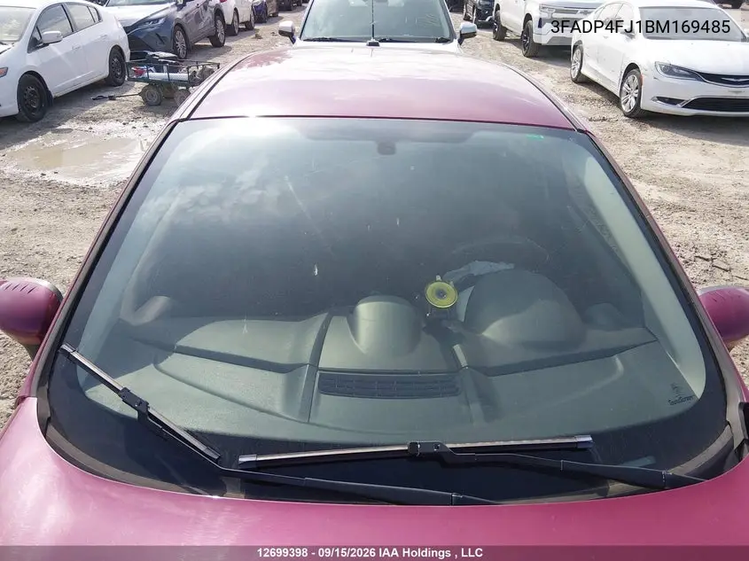 2011 FORD FIESTA VIN 3FADP4FJ1BM169485 — фото 17