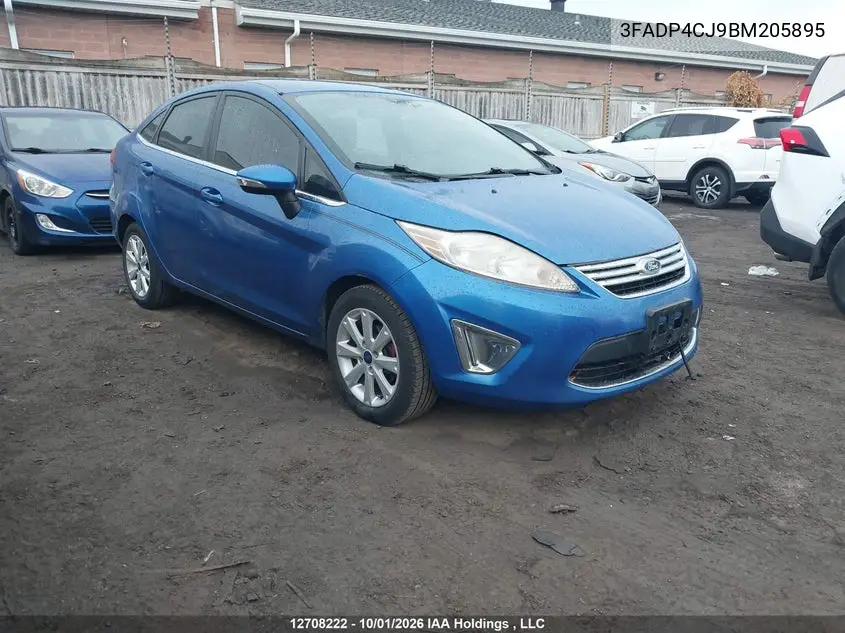 FORD FIESTA 2011, VIN 3FADP4CJ9BM205895