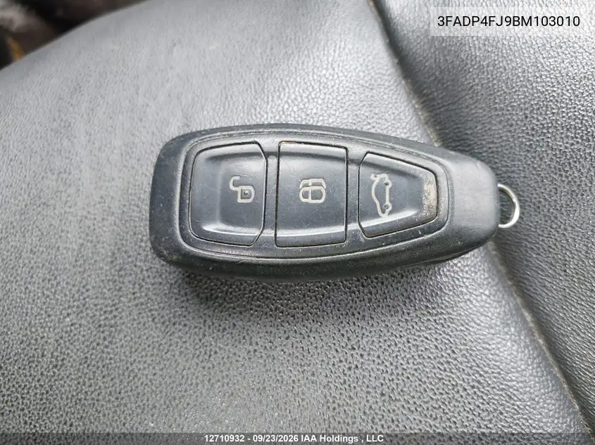 2011 FORD FIESTA VIN 3FADP4FJ9BM103010 — фото 11