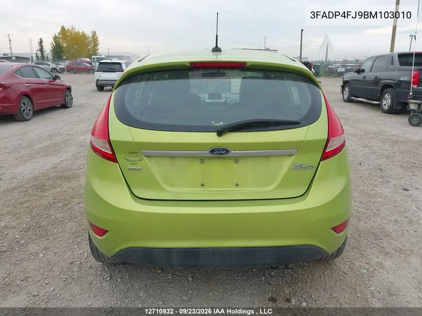 2011 FORD FIESTA VIN 3FADP4FJ9BM103010 — фото 16