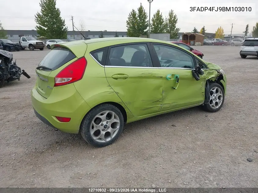 2011 FORD FIESTA VIN 3FADP4FJ9BM103010 — фото 4