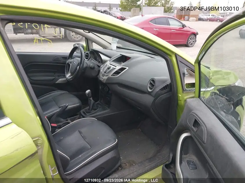 2011 FORD FIESTA VIN 3FADP4FJ9BM103010 — фото 5