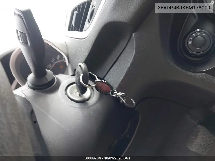 2011 FORD FIESTA VIN 3FADP4BJXBM178000 — фото 11