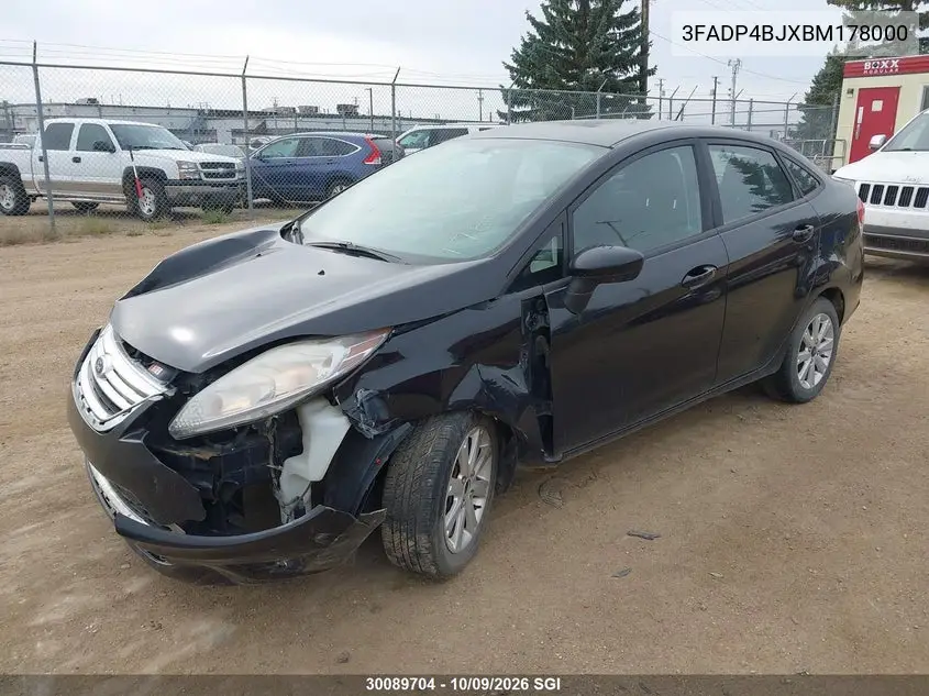 2011 FORD FIESTA VIN 3FADP4BJXBM178000 — фото 2