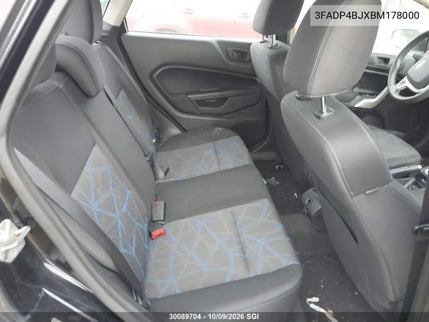 2011 FORD FIESTA VIN 3FADP4BJXBM178000 — фото 8