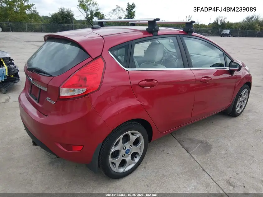 2011 FORD FIESTA VIN 3FADP4FJ4BM239089 — фото 4