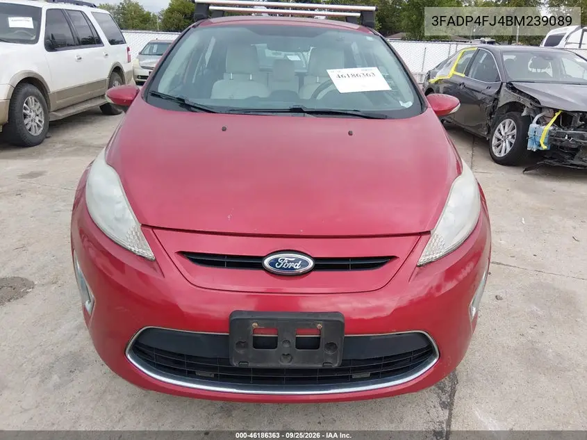 2011 FORD FIESTA VIN 3FADP4FJ4BM239089 — фото 6
