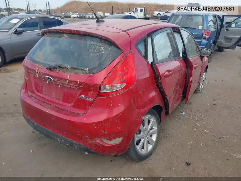 2011 FORD FIESTA VIN 3FADP4EJ4BM207681 — фото 4