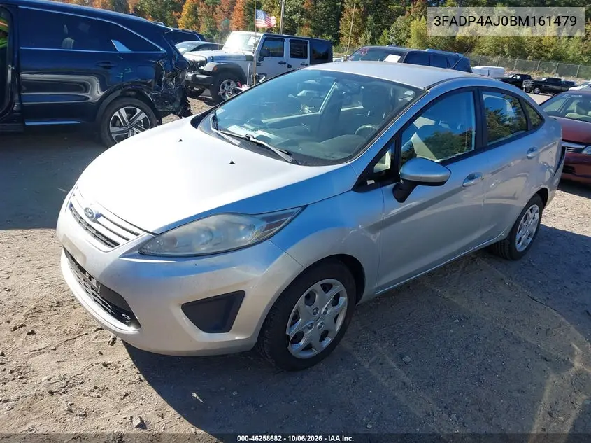 2011 FORD FIESTA VIN 3FADP4AJ0BM161479 — фото 2