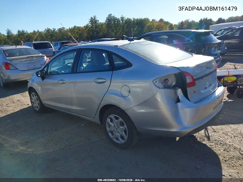 2011 FORD FIESTA VIN 3FADP4AJ0BM161479 — фото 3
