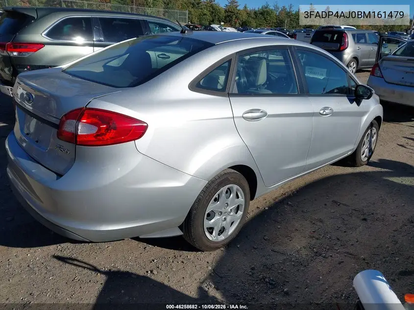 2011 FORD FIESTA VIN 3FADP4AJ0BM161479 — фото 4