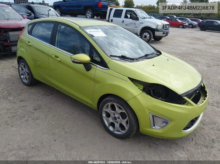 FORD FIESTA 2011, VIN 3FADP4FJ4BM238878