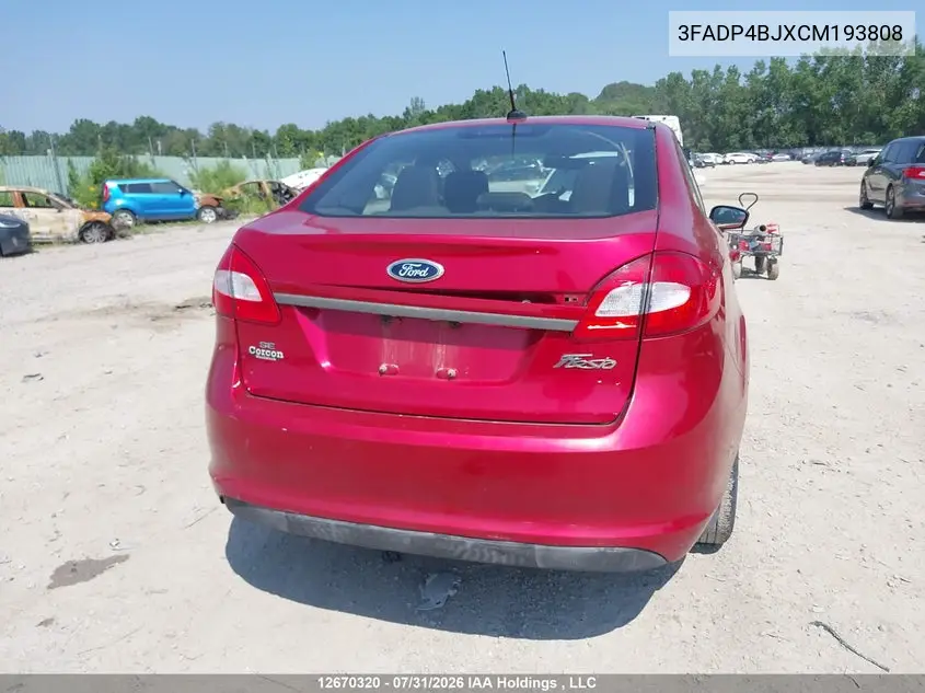 2012 FORD FIESTA VIN 3FADP4BJXCM193808 — фото 17