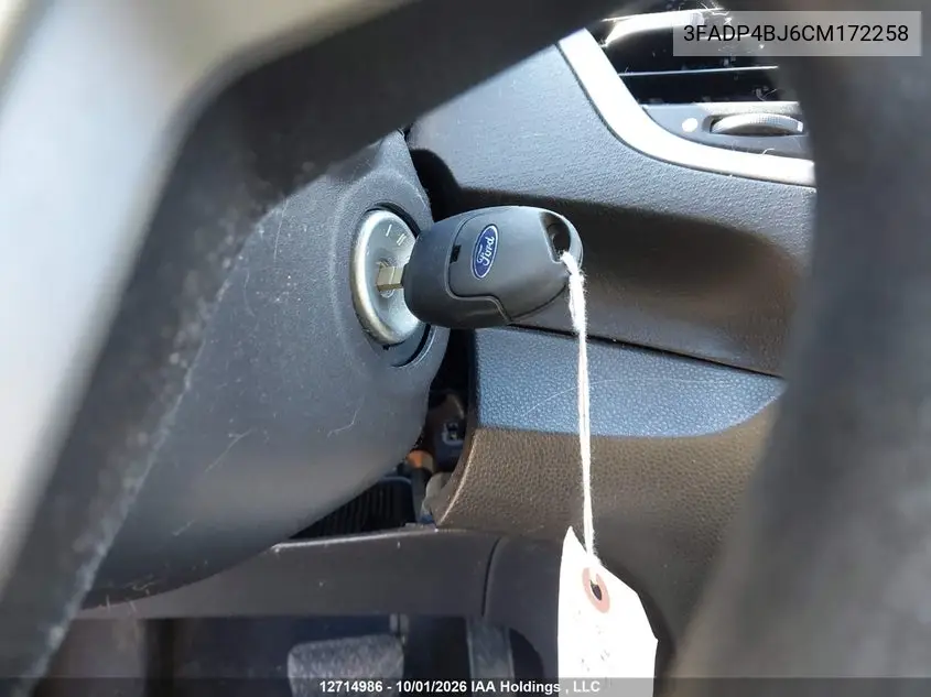 2012 FORD FIESTA VIN 3FADP4BJ6CM172258 — фото 11